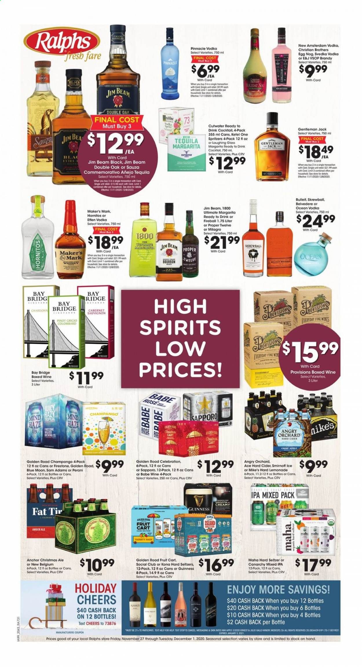 Ralphs fresh fare (DC, DE, FL, GA, MD, NC, SC, VA) Weekly Ad Flyer November 27 to December 1