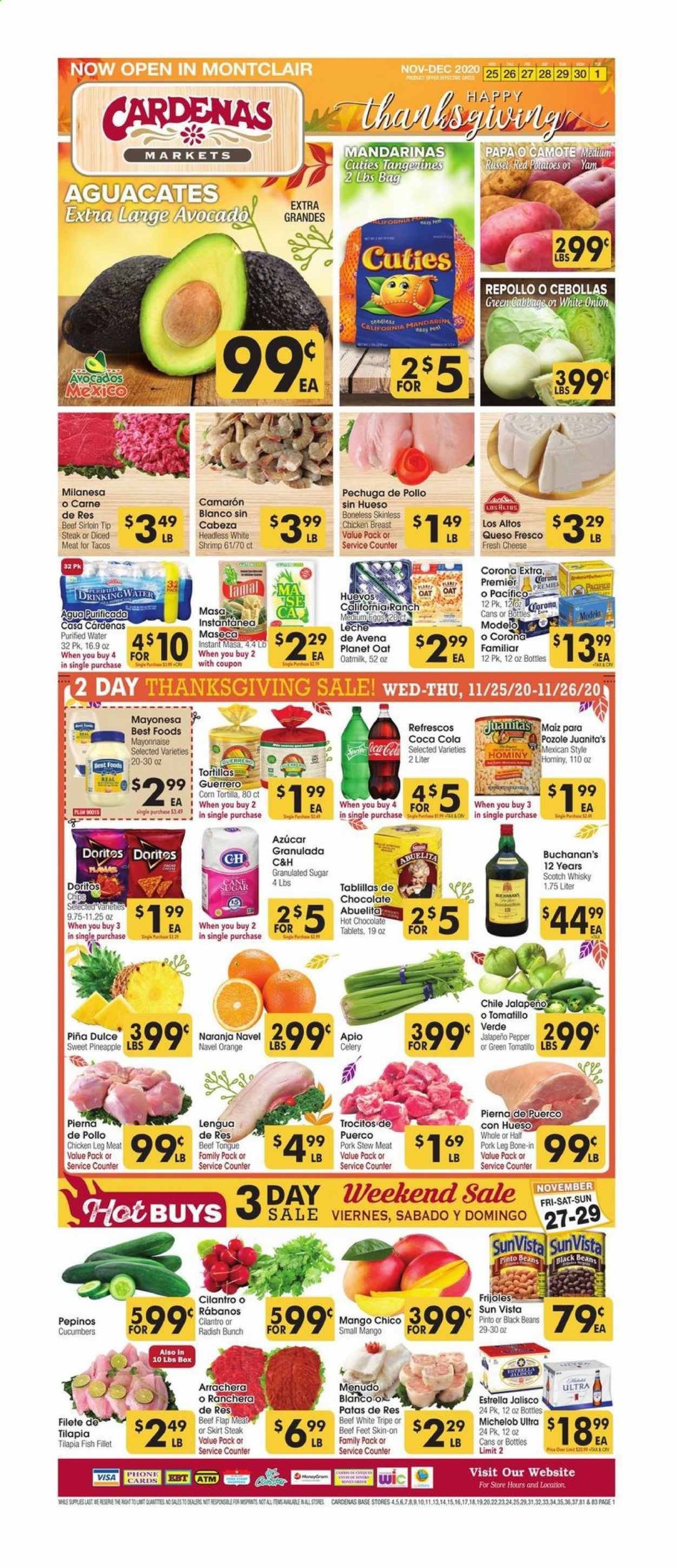 Cardenas (CA, NV) Weekly Ad Flyer November 25 to December 1