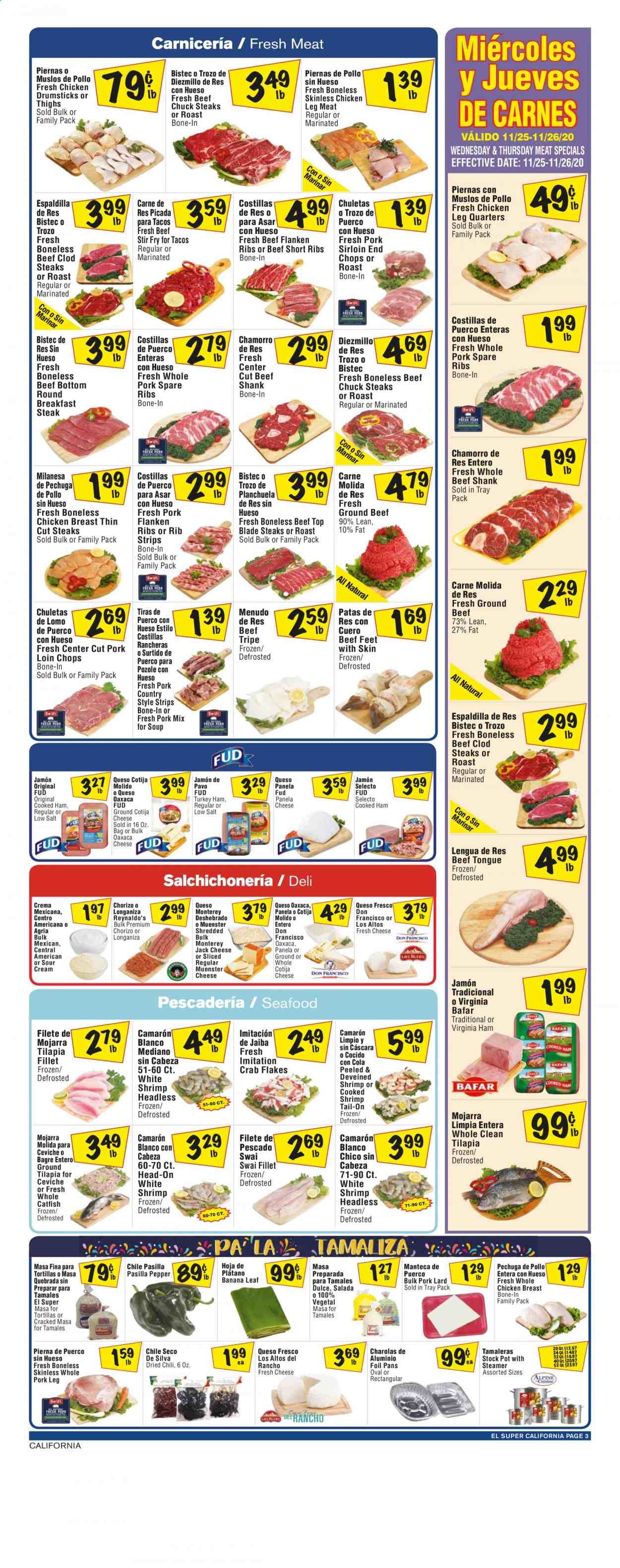 El Super (AZ, CA, NM, NV, TX) Weekly Ad Flyer November 25 to December 1