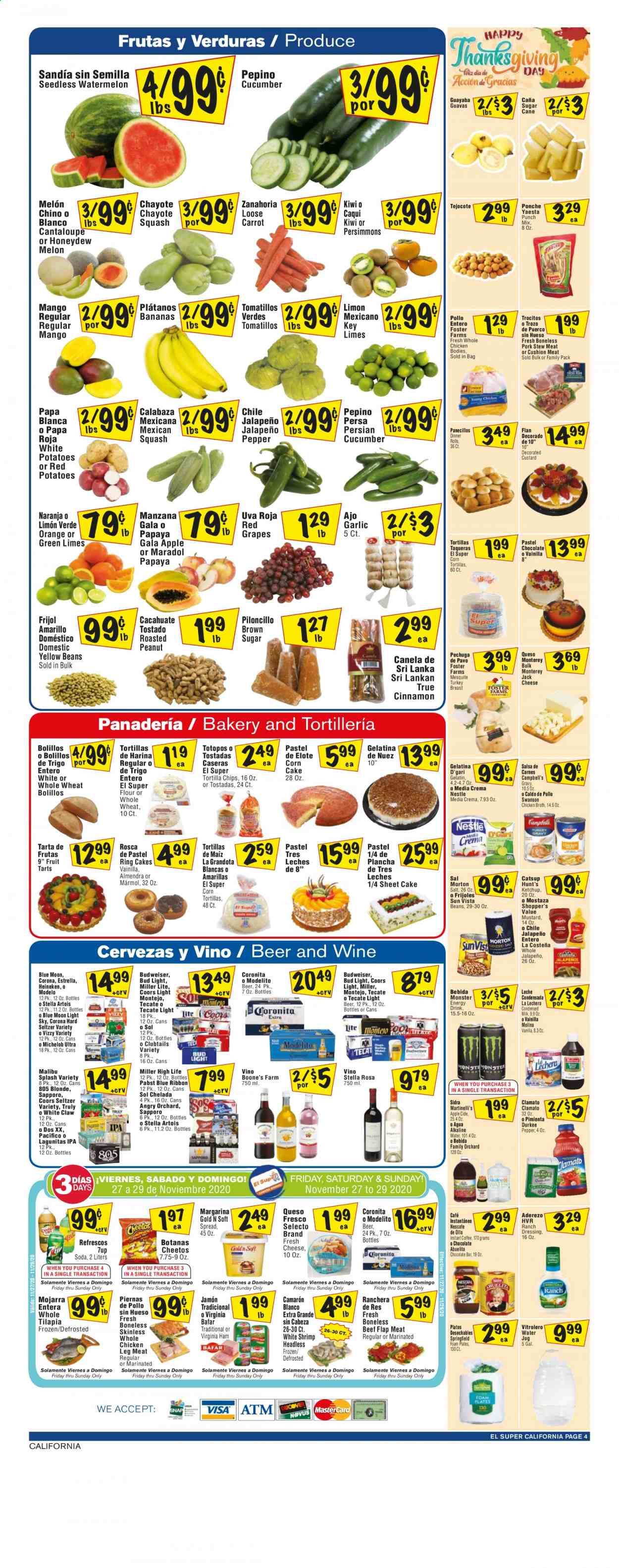 El Super (AZ, CA, NM, NV, TX) Weekly Ad Flyer November 25 to December 1