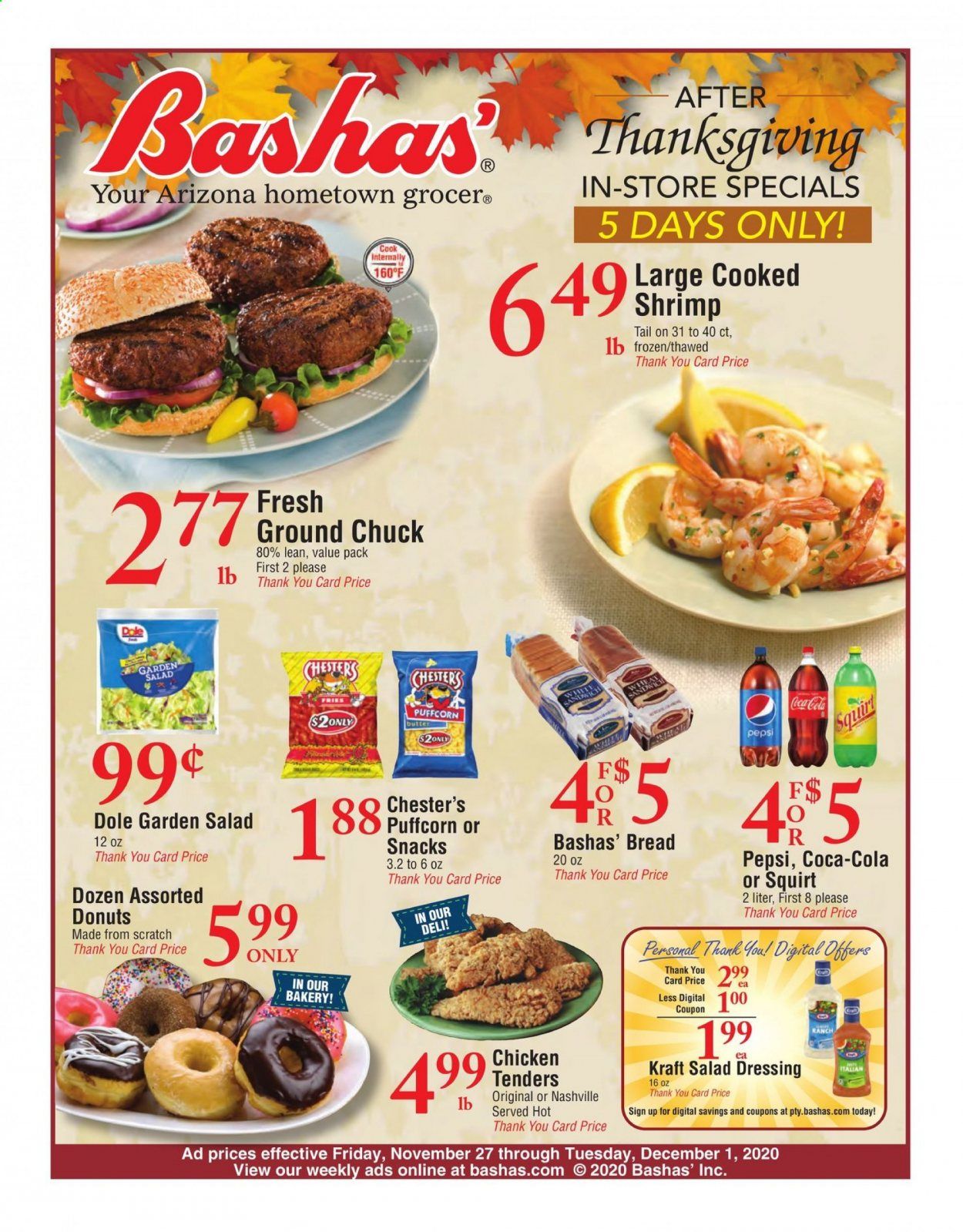 Bashas' (AZ) Weekly Ad Flyer November 27 to December 1