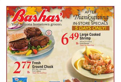 Bashas' (AZ) Weekly Ad Flyer November 27 to December 1