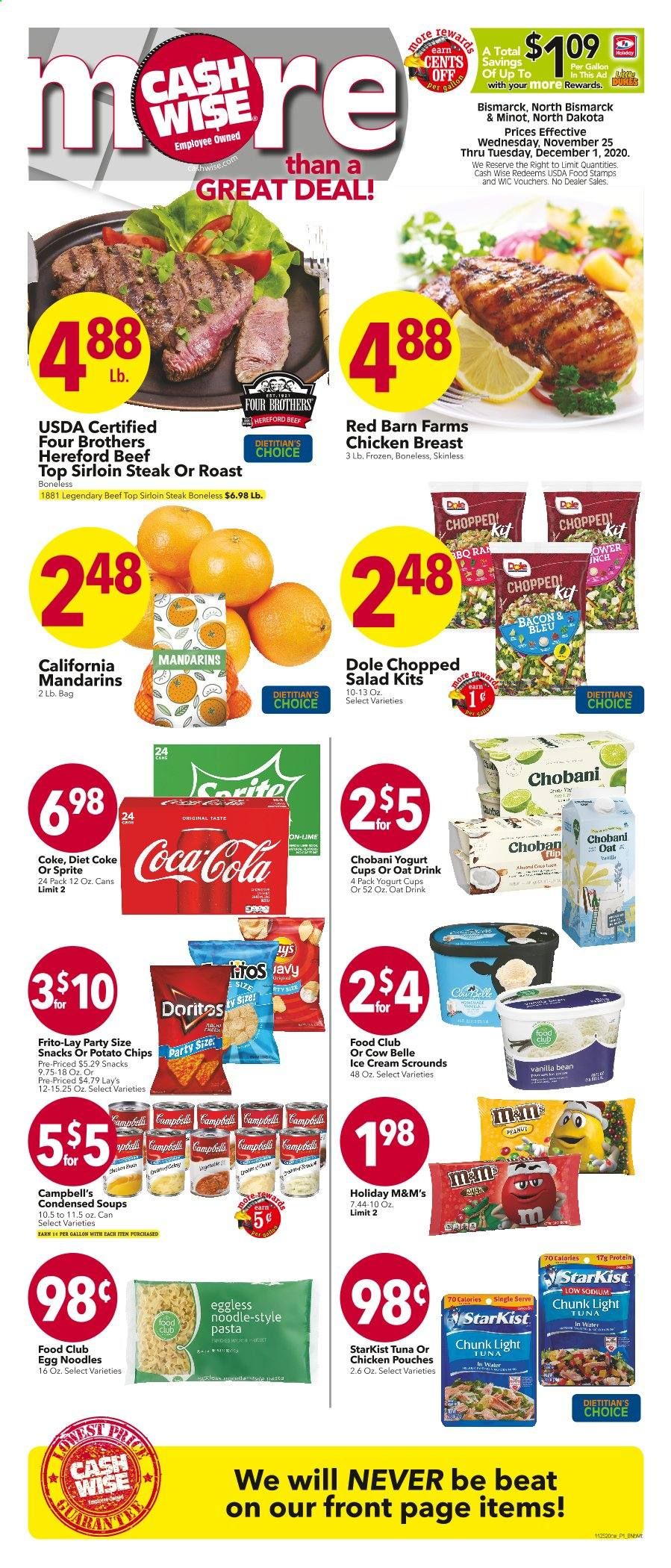 Cash Wise (MN, ND) Weekly Ad Flyer November 25 to December 1