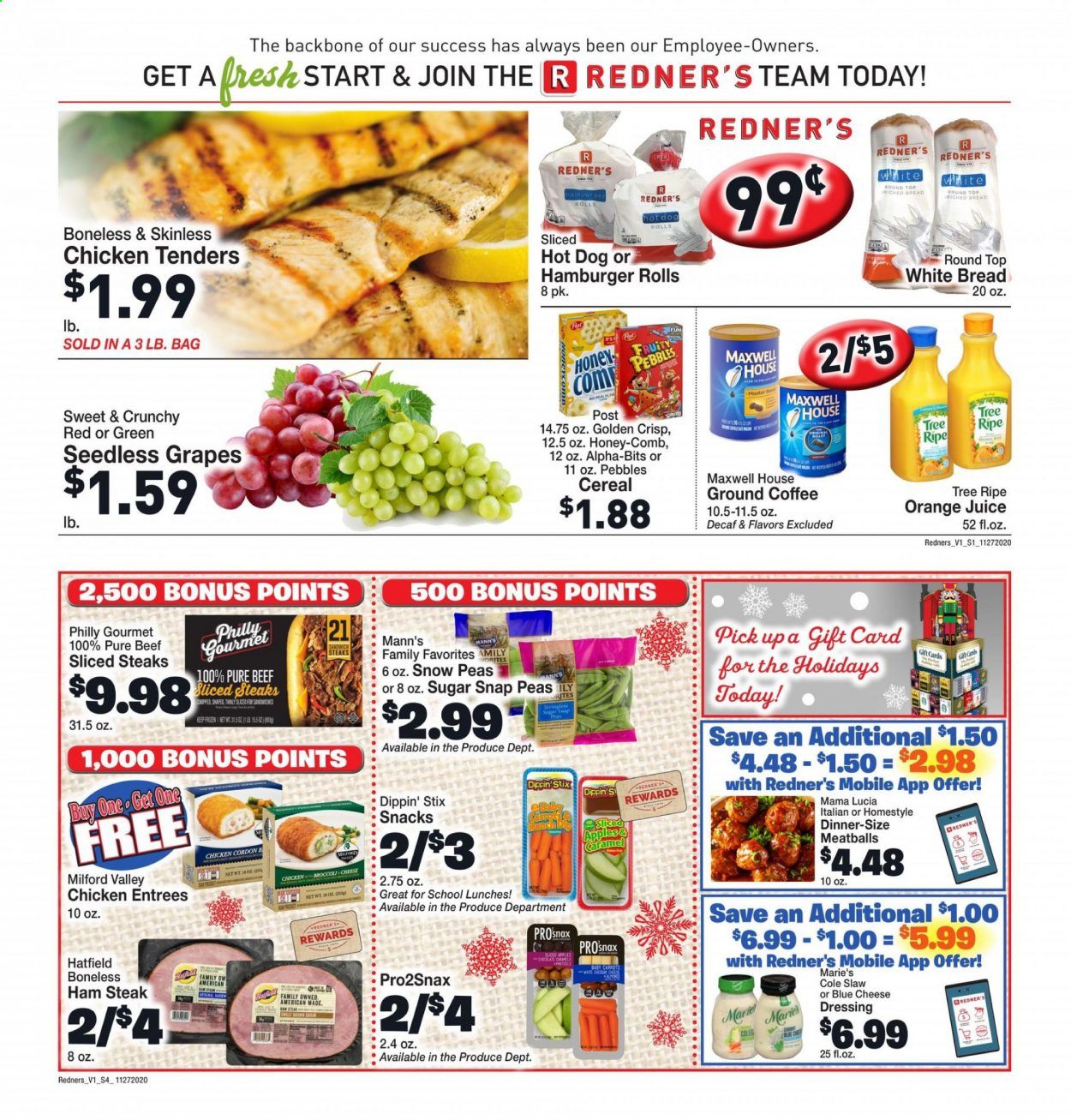 Redner's Markets Weekly Ad Flyer November 27 to December 2