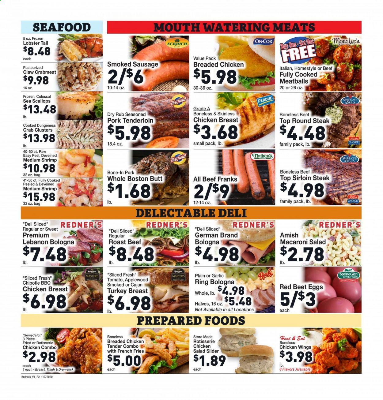 Redner's Markets Weekly Ad Flyer November 27 to December 2