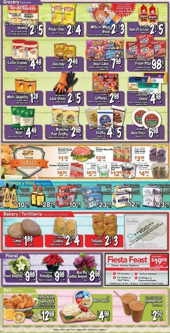Fiesta Foods SuperMarkets Weekly Ad Flyer November 25 to December 1