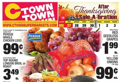 C-Town Weekly Ad Flyer November 27 to December 3