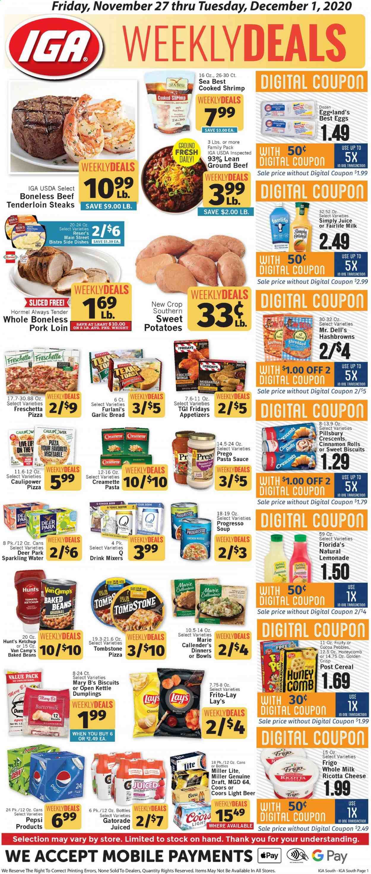 IGA Weekly Ad Flyer November 27 to December 1