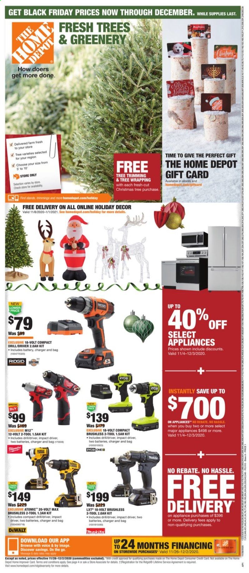 The Home Depot Weekly Ad Flyer November 26 to December 2