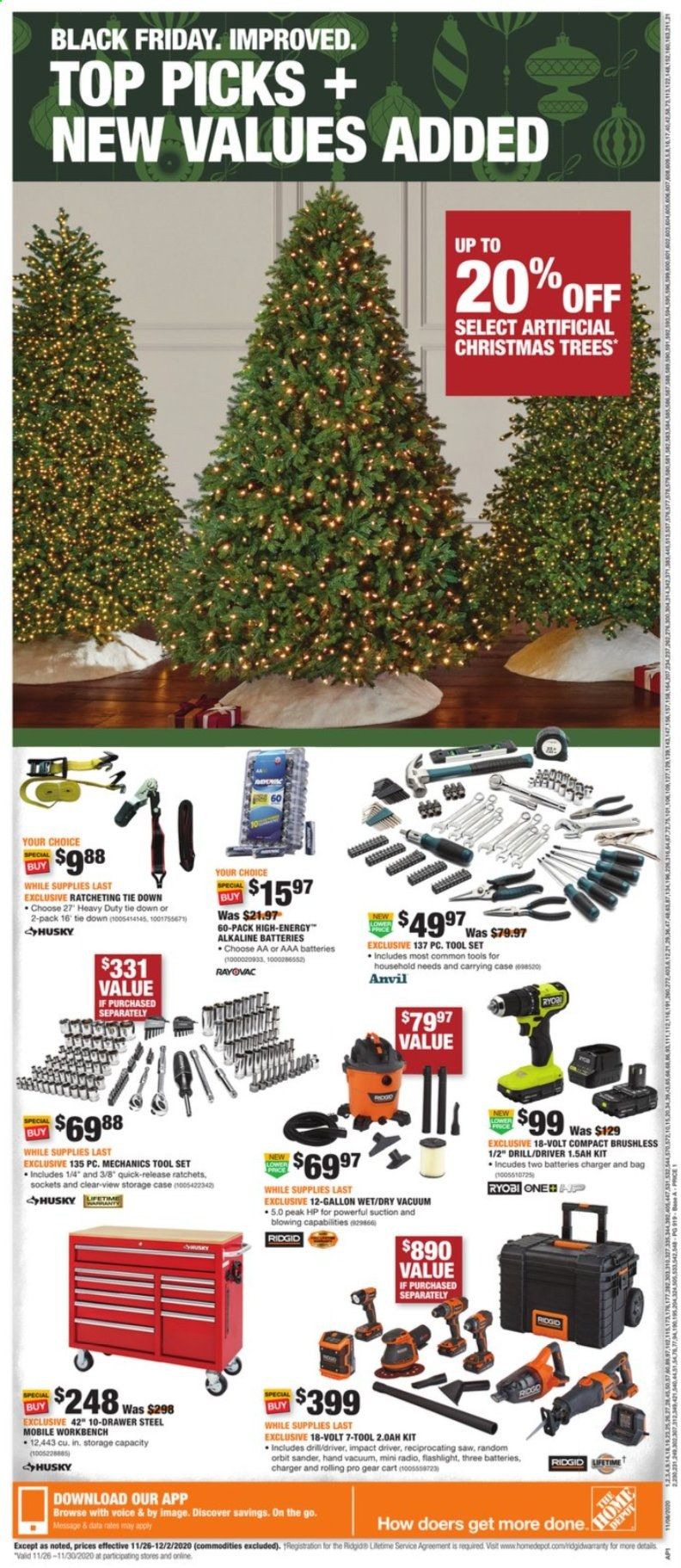 The Home Depot Weekly Ad Flyer November 26 to December 2