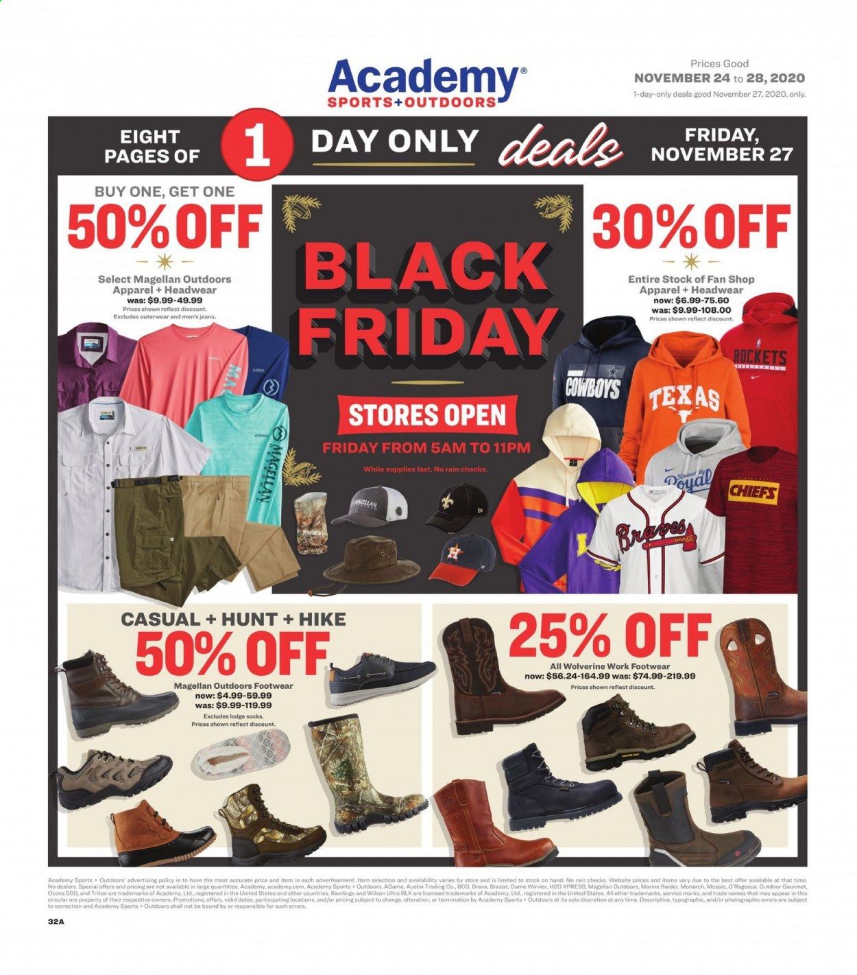 Academy Sports Weekly Ad Flyer November 27 to November 27