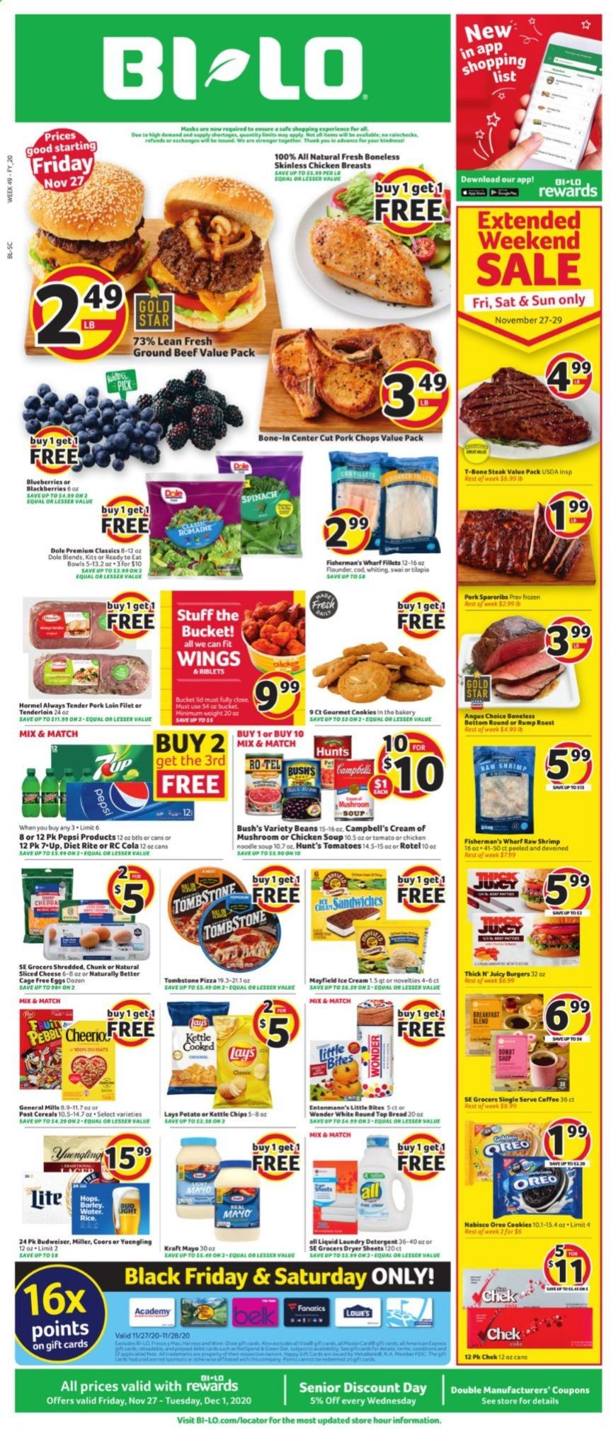 BI-LO Weekly Ad Flyer November 27 to December 1