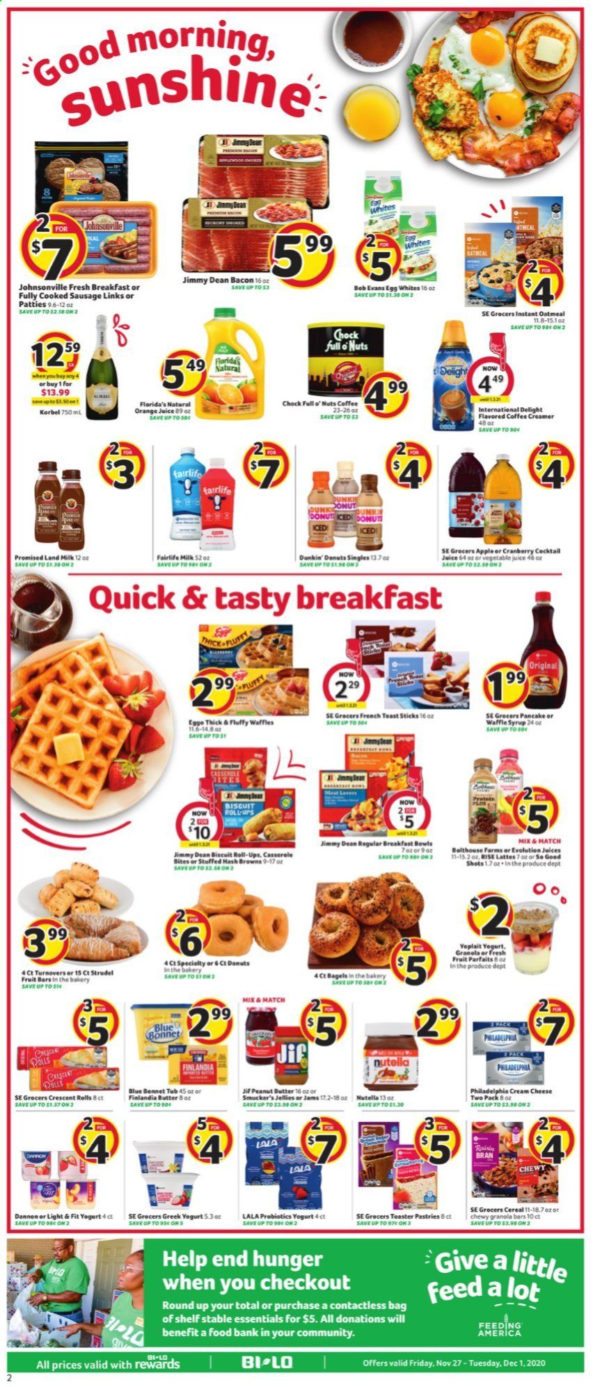 BI-LO Weekly Ad Flyer November 27 to December 1