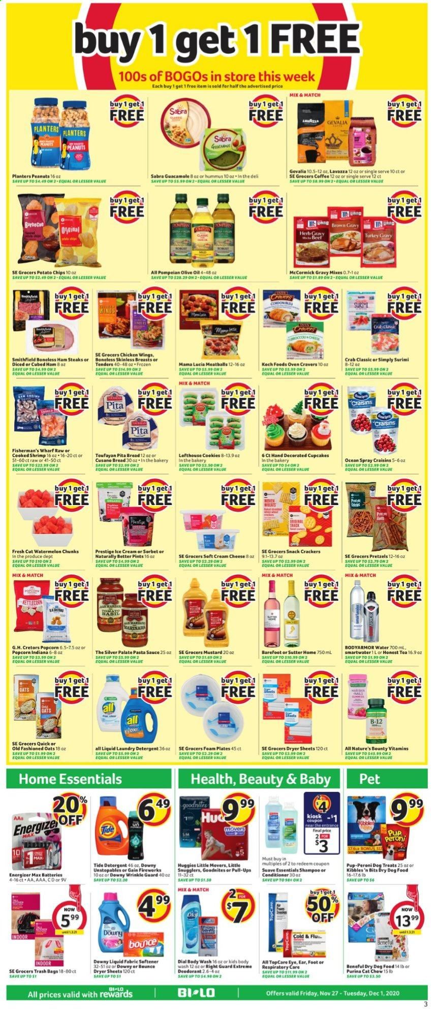 BI-LO Weekly Ad Flyer November 27 to December 1