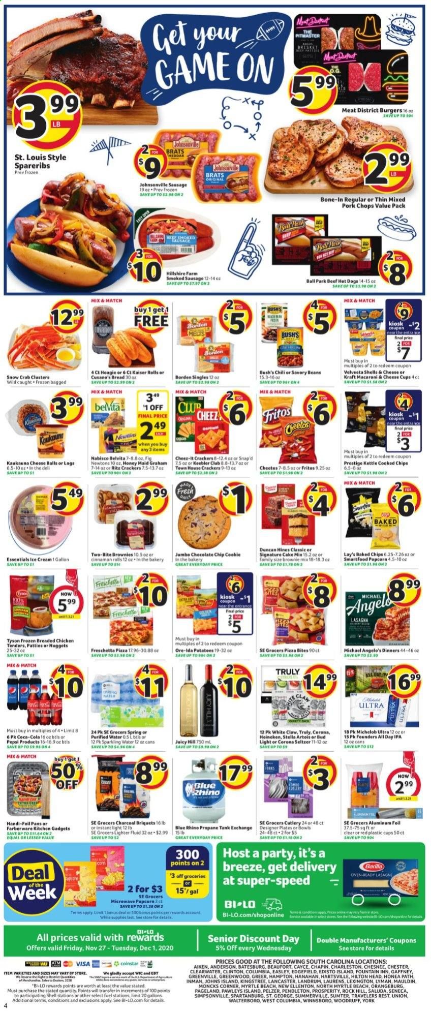 BI-LO Weekly Ad Flyer November 27 to December 1