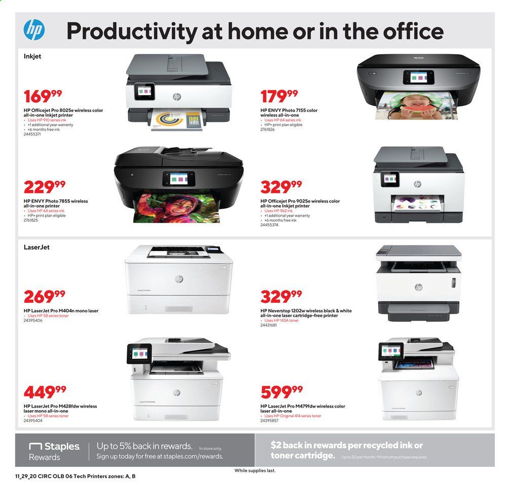 Staples Weekly Ad Flyer November 29 to December 5