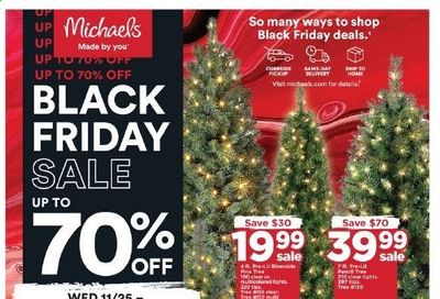 Michaels Weekly Ad Flyer November 25 to November 28