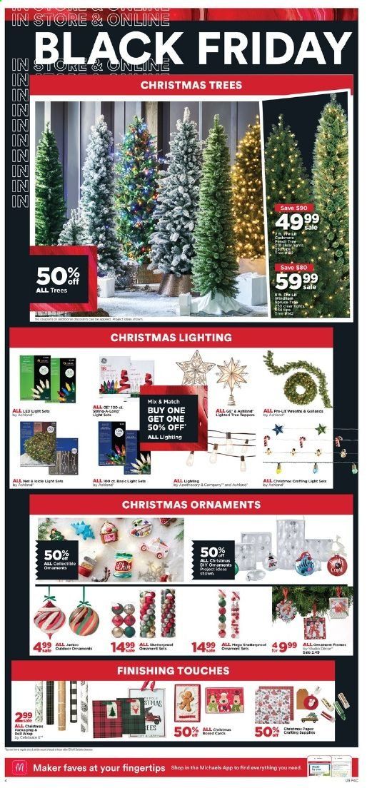 Michaels Weekly Ad Flyer November 25 to November 28
