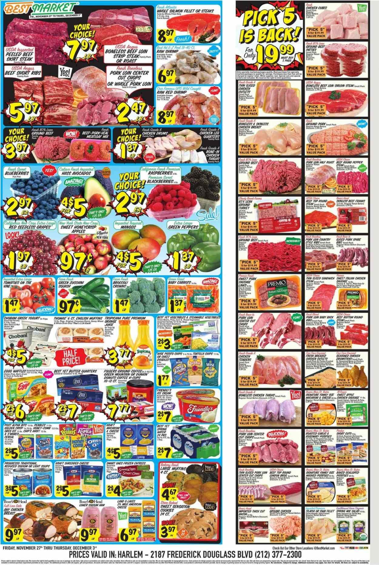 Best Market (NY) Weekly Ad Flyer November 27 to December 3