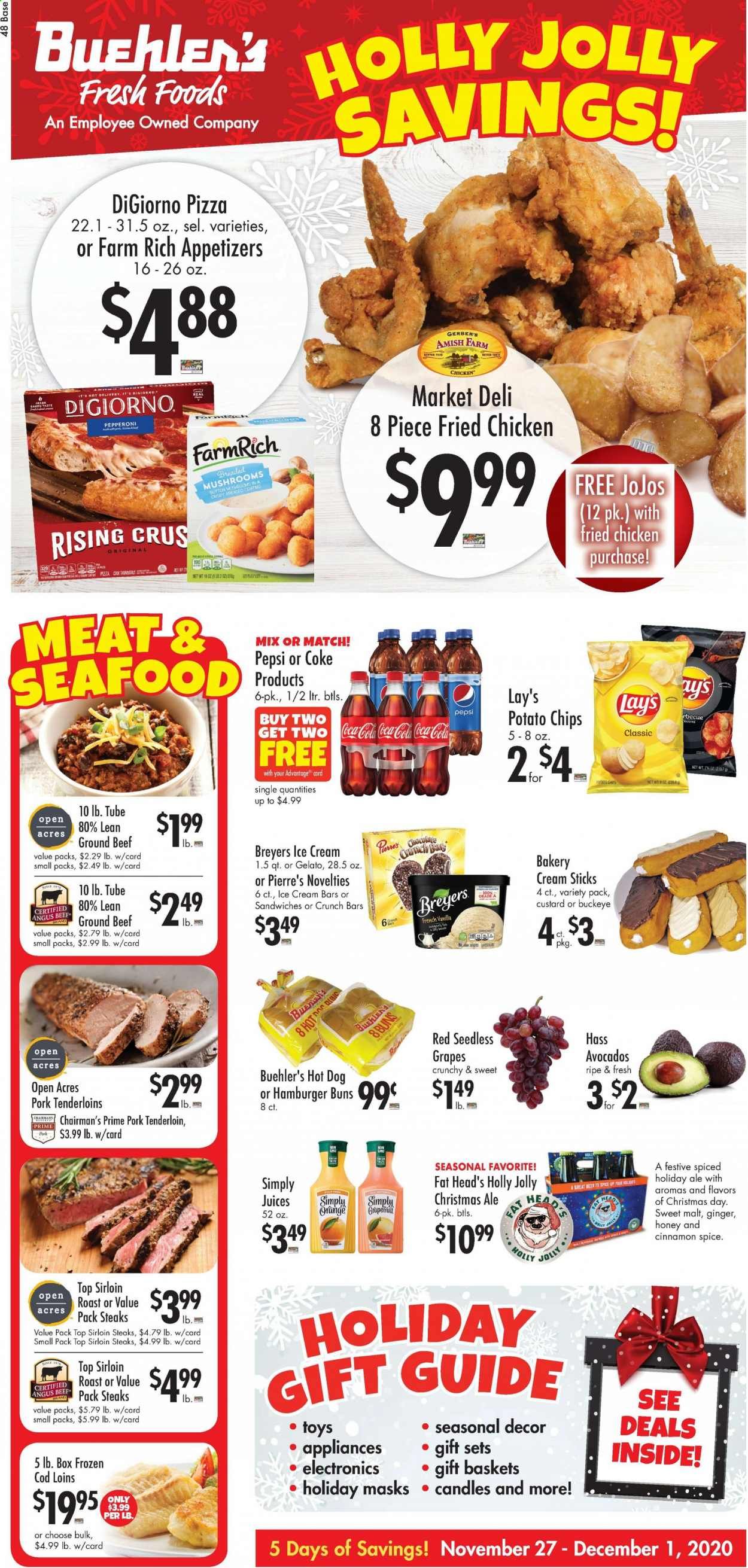 Buehler's Weekly Ad Flyer November 27 to December 1