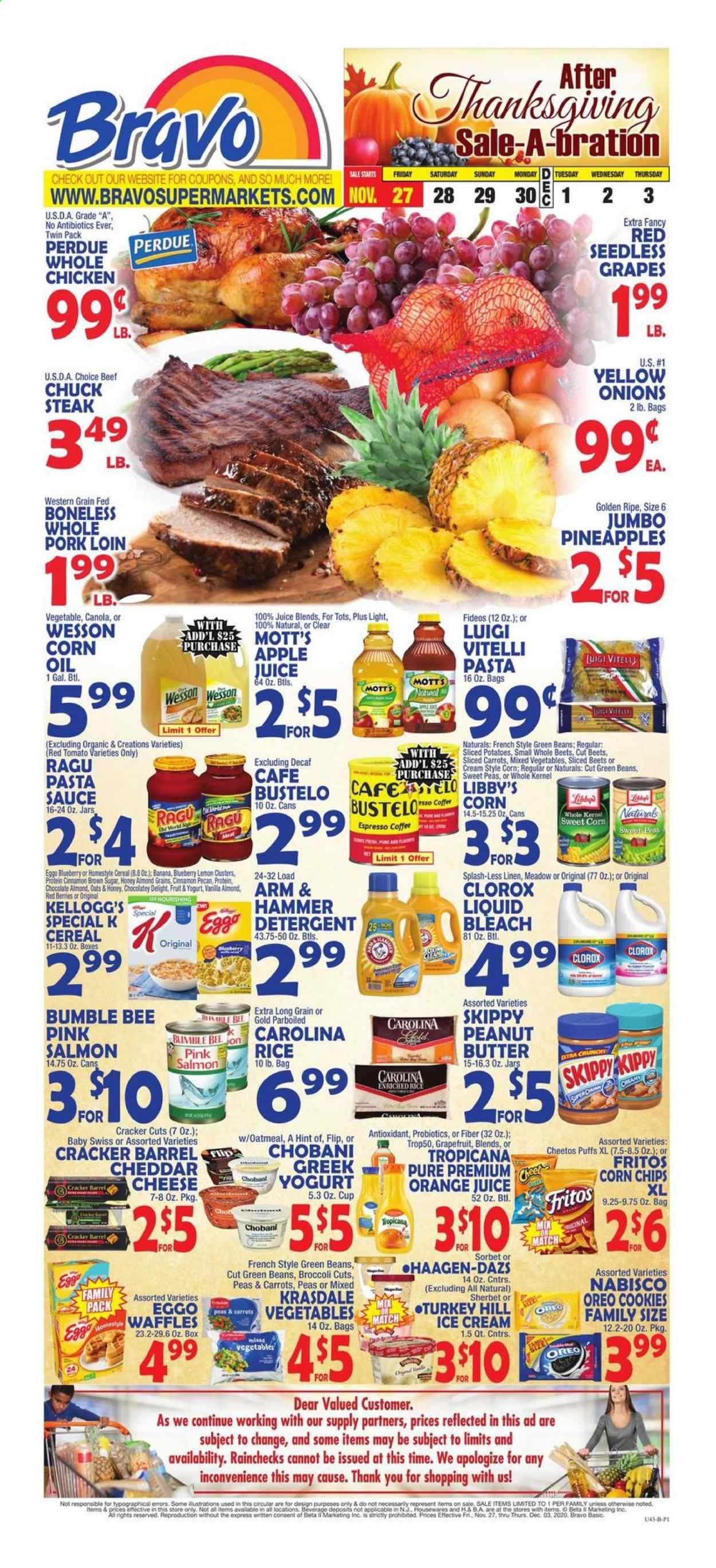 Bravo Supermarkets (CT, FL, MA, NJ, NY, PA, RI) Weekly Ad Flyer November 27 to December 3