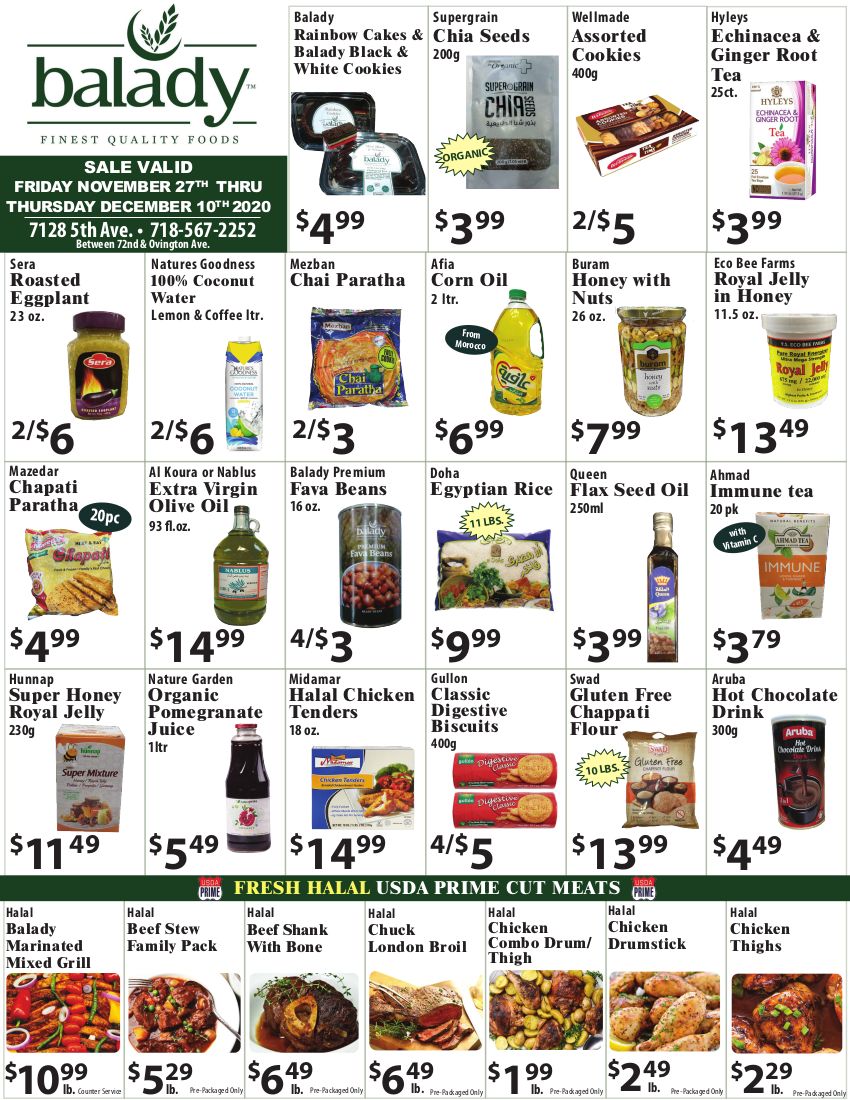 Balady 2 Week Sale Ad Flyer November 27 to December 10, 2020