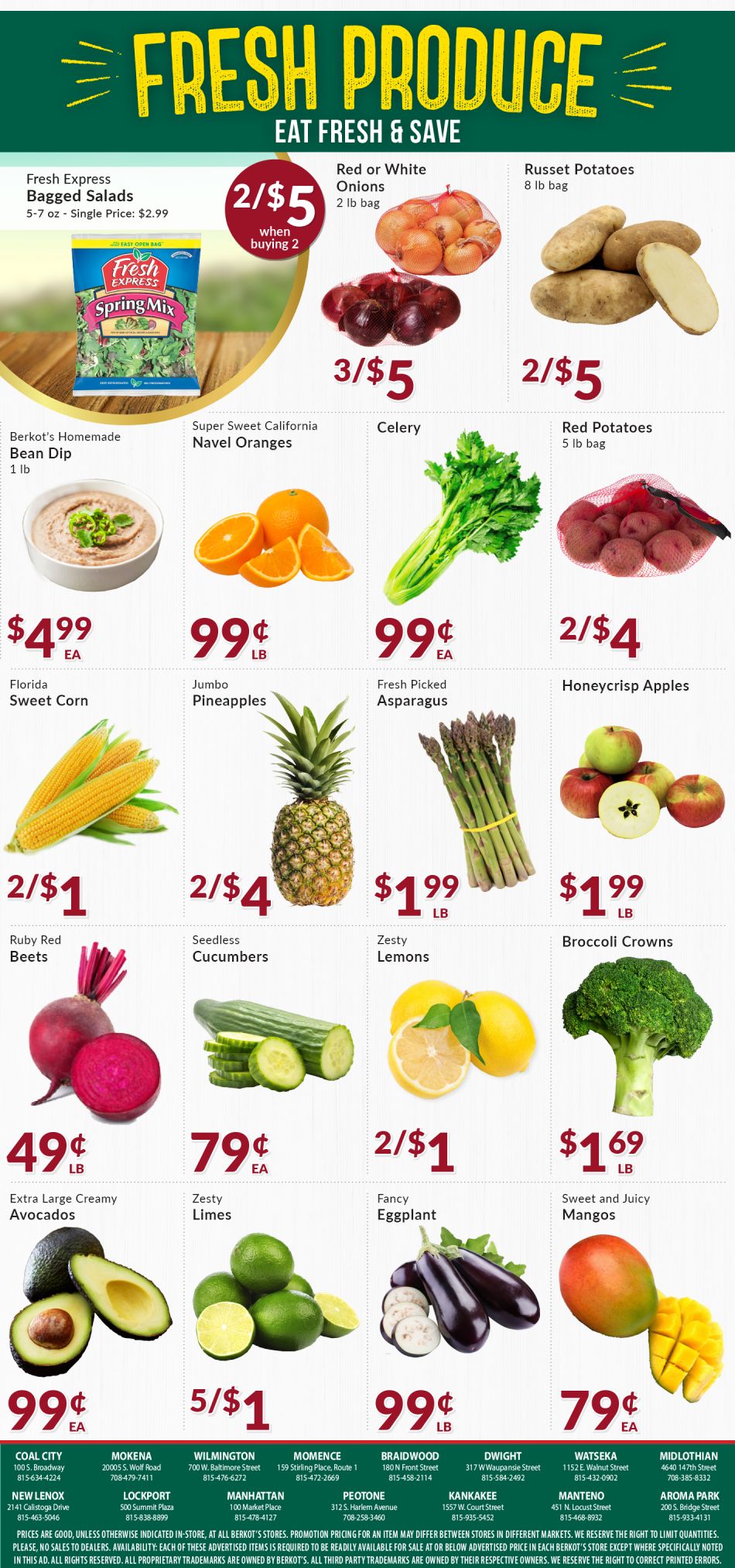 Berkot's Super Foods 5 Day Sale Ad Flyer November 27 to December 1, 2020