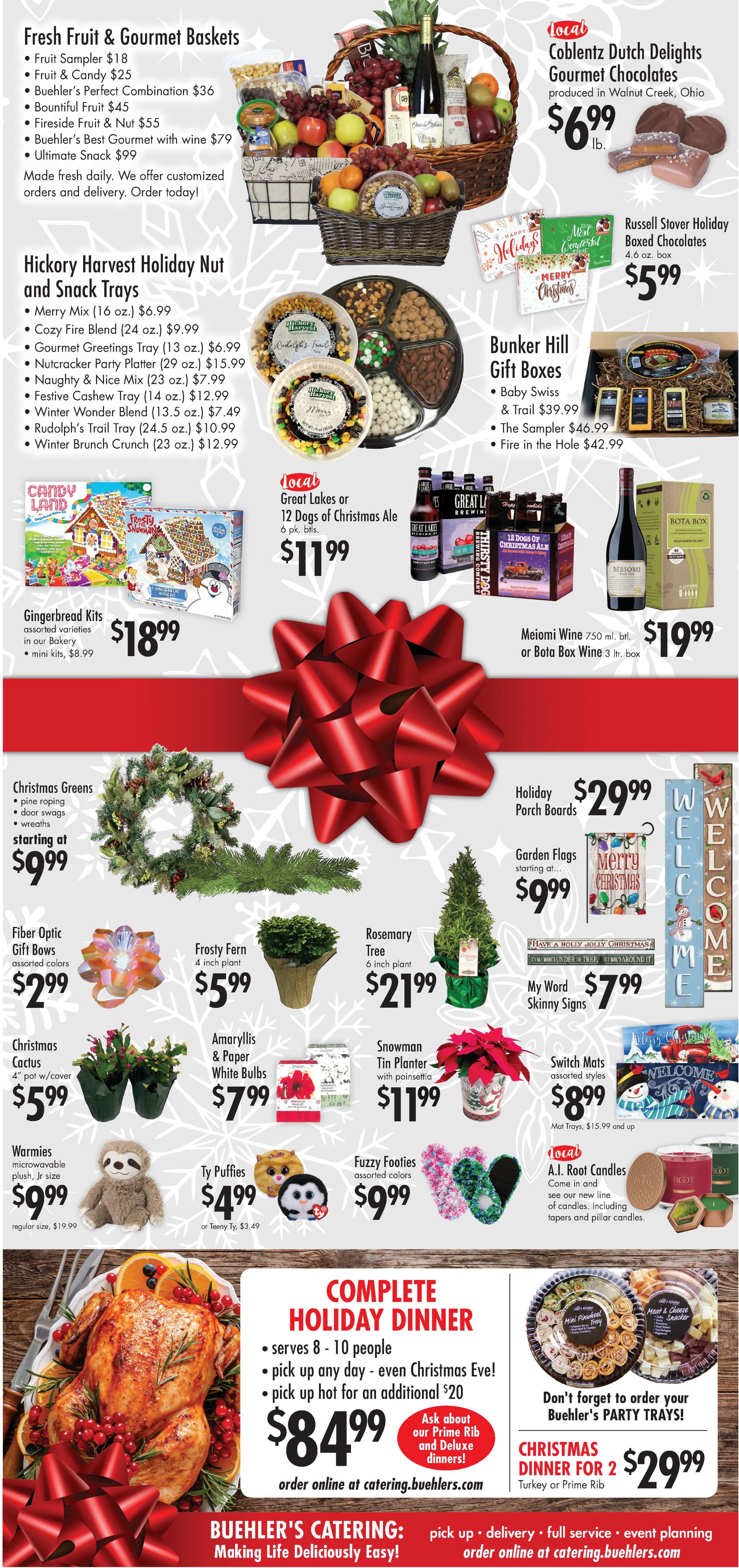 Buehler's Fresh Foods 5 Day Sale Ad Flyer November 27 to December 1, 2020