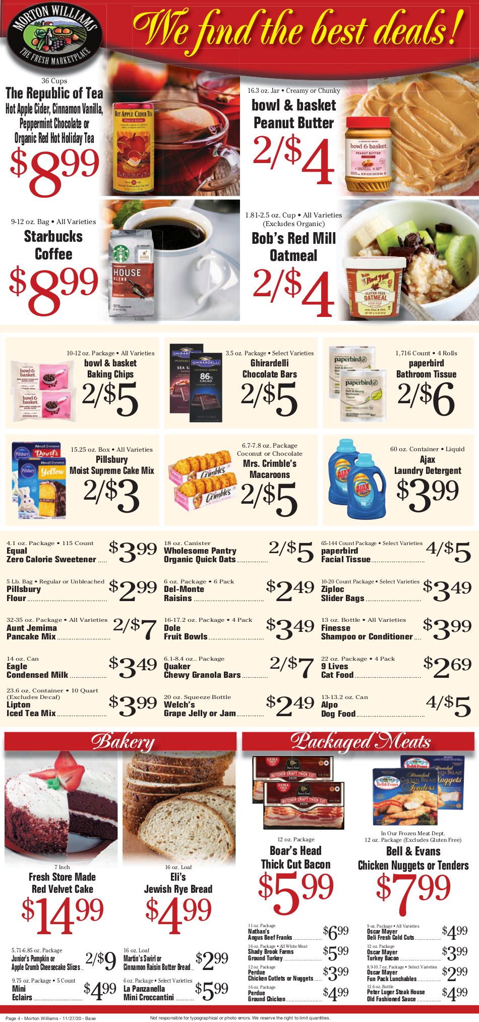 Morton Williams Weekly Ad Flyer November 27 to December 3, 2020