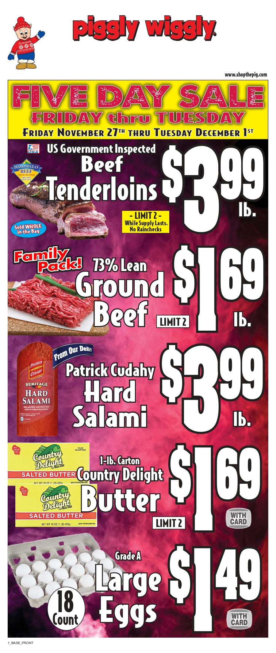 Piggly Wiggly (WI) 5 Day Sale Ad Flyer November 27 to December 1, 2020