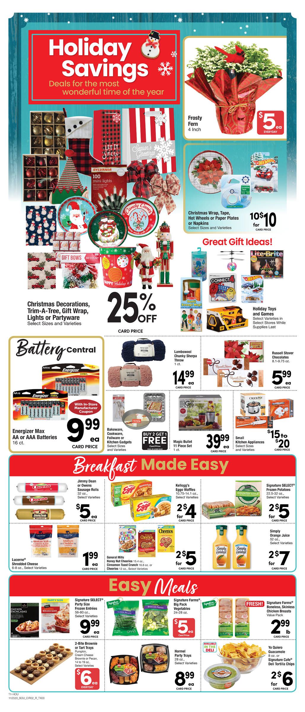 Randalls 5 Day Sale Ad Flyer November 27 to December 1, 2020