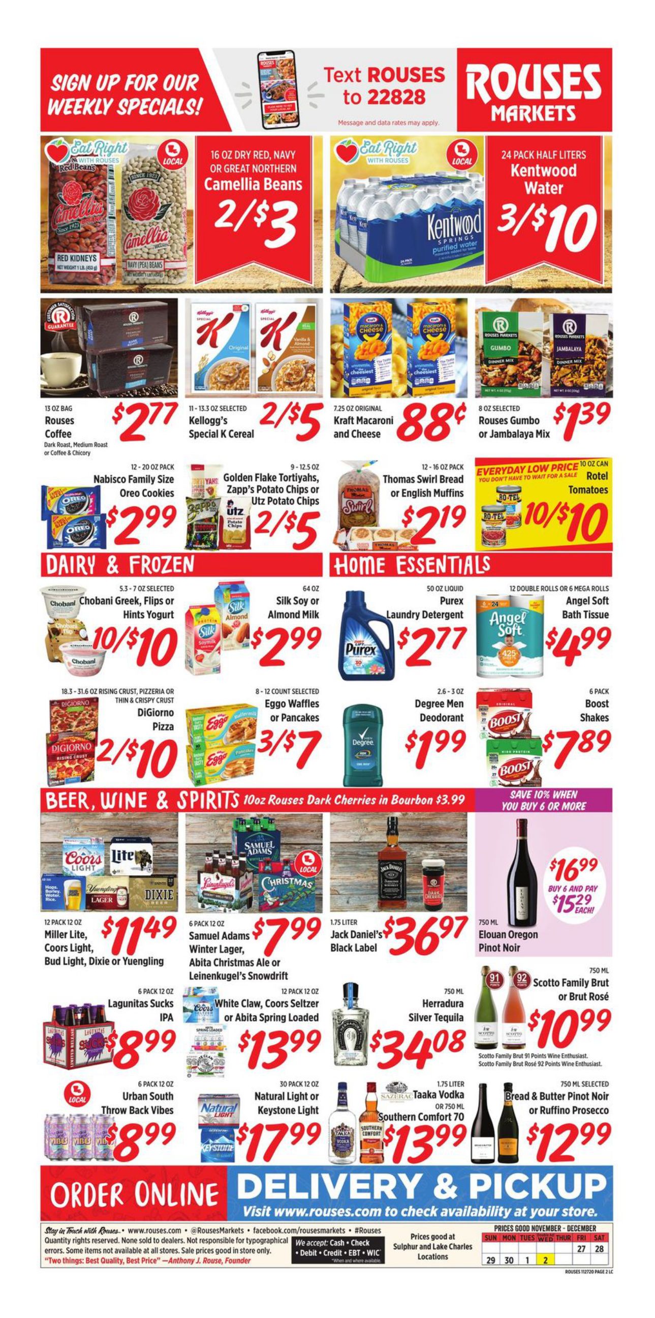 Rouses Markets Weekly Ad Flyer November 27 to December 2, 2020