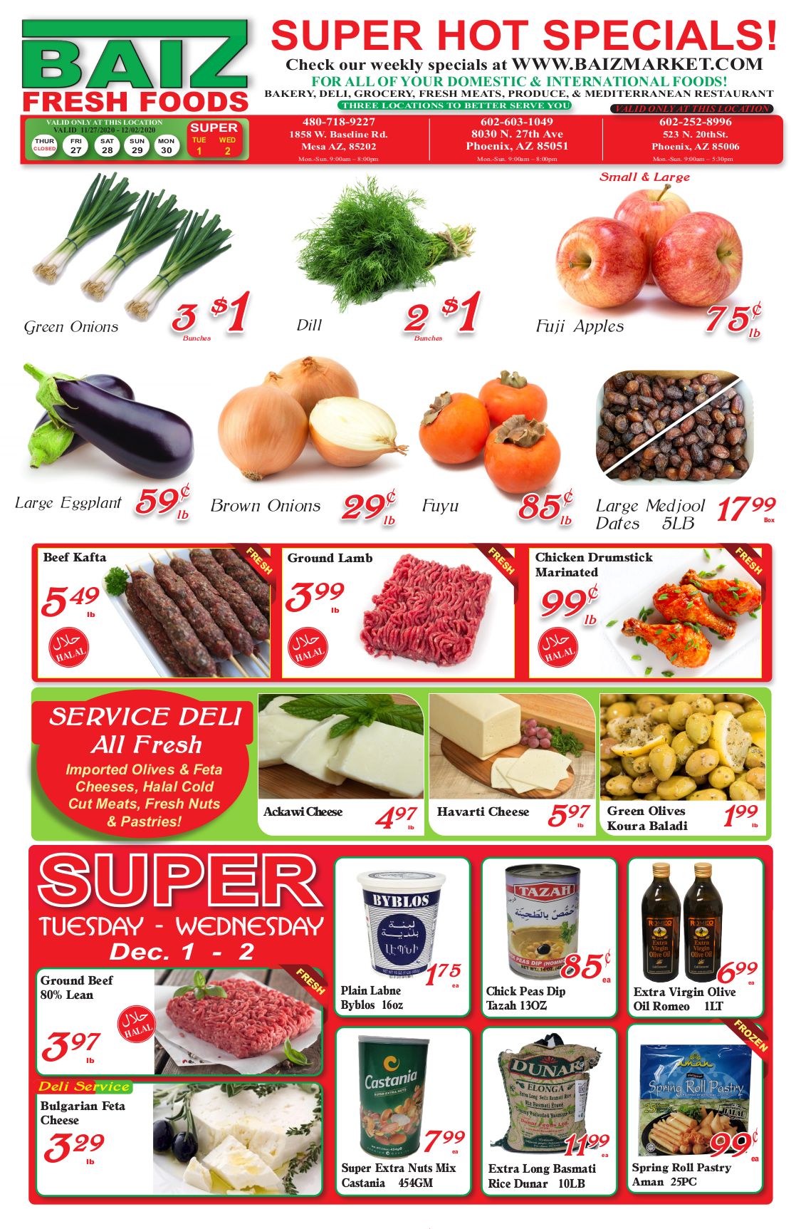 Baiz Market Weekly Ad Flyer November 27 to December 2, 2020