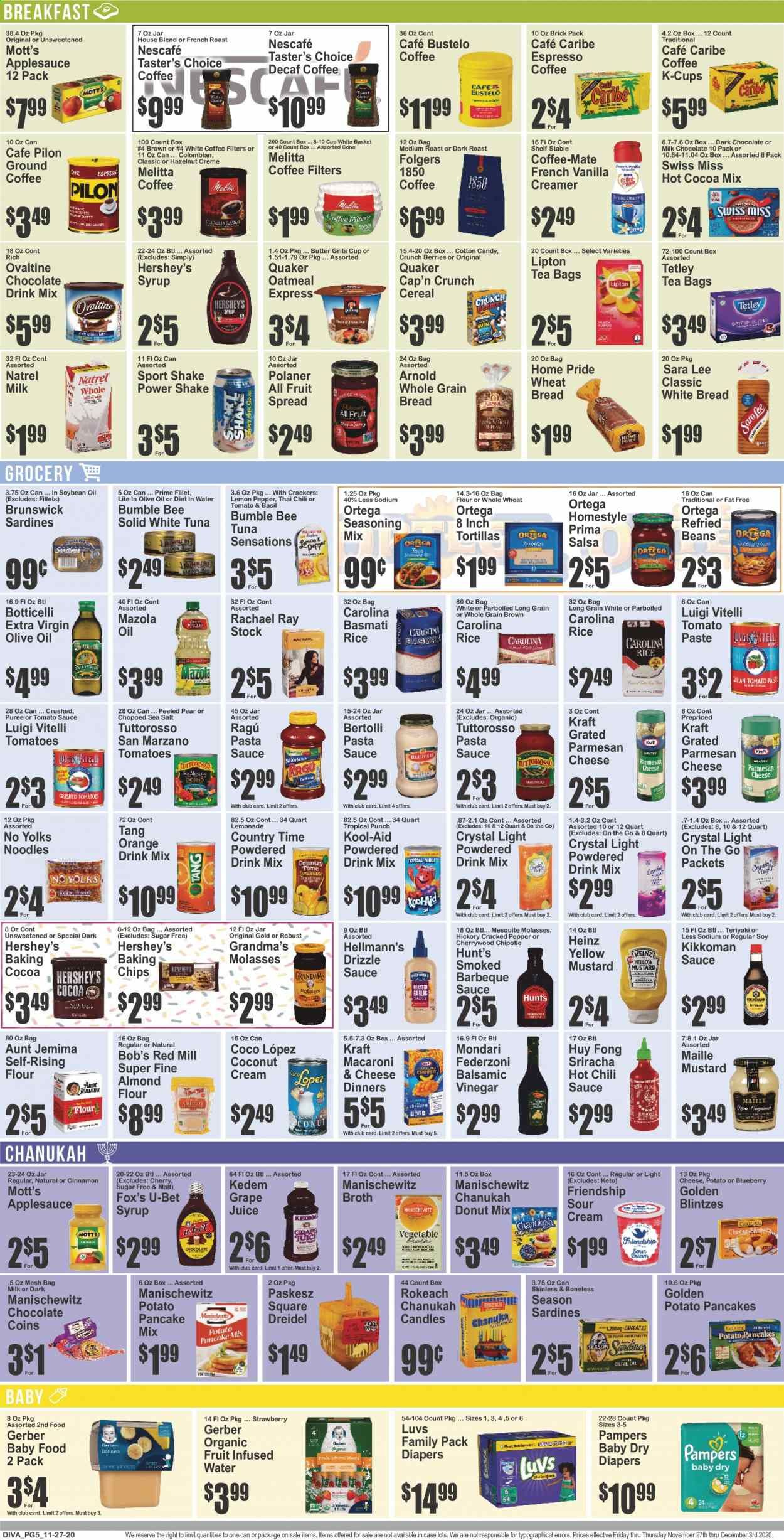 Key Food (NJ, NY) Weekly Ad Flyer November 27 to December 3