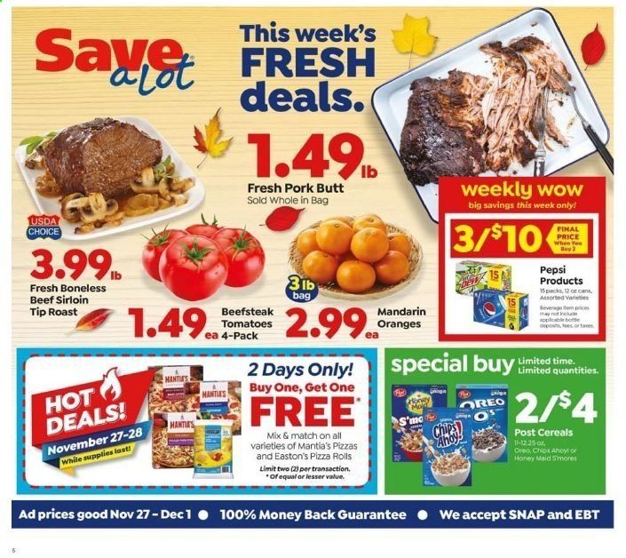Save a Lot Weekly Ad Flyer November 27 to December 1