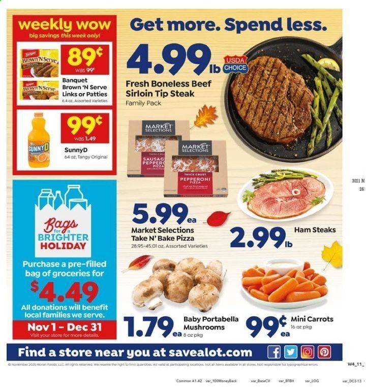 Save a Lot Weekly Ad Flyer November 27 to December 1