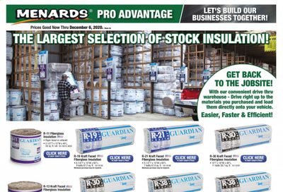 Menards Weekly Ad Flyer November 27 to December 6