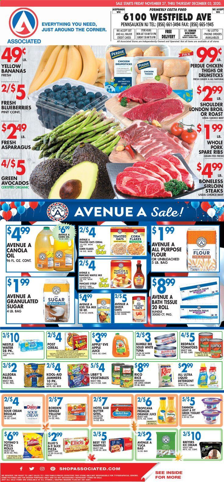 Associated Supermarkets Weekly Ad Flyer November 27 to December 3