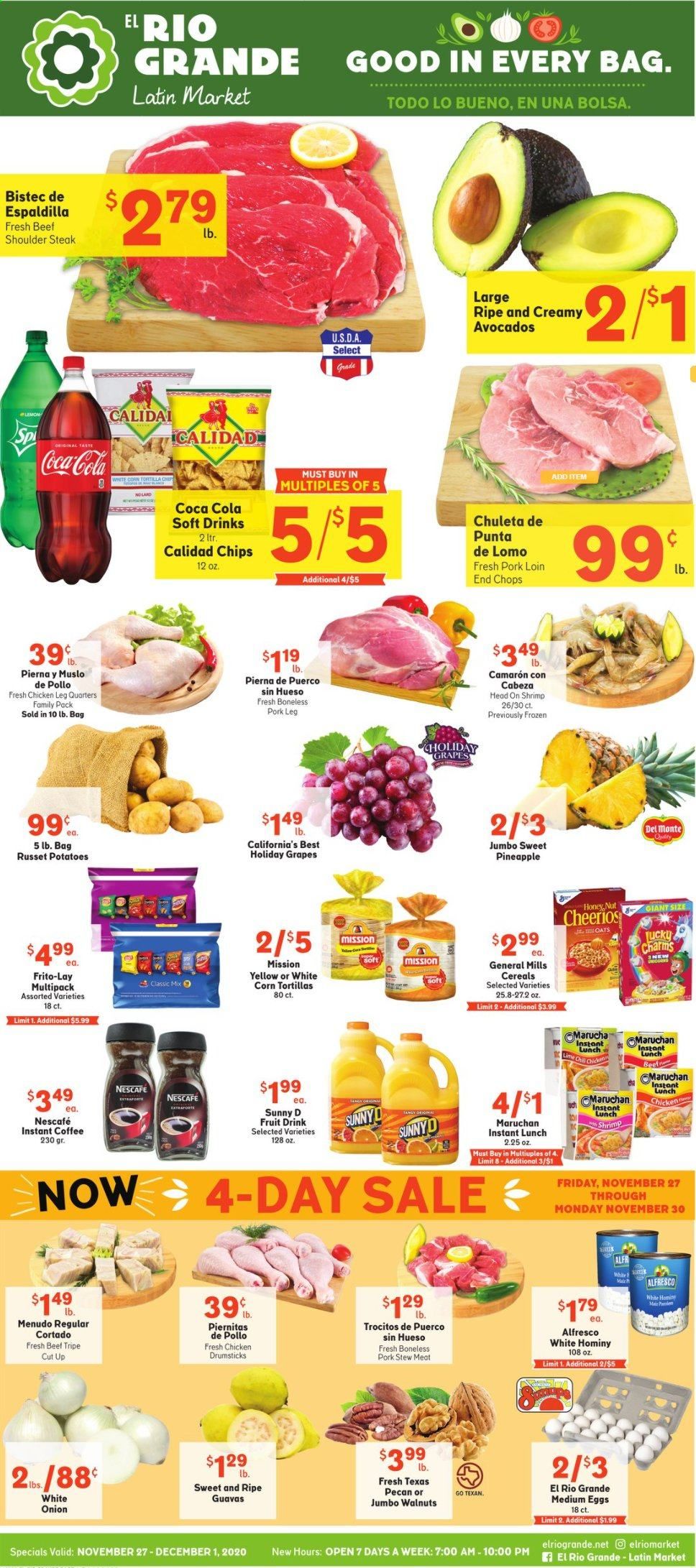 El Rio Grande (10, 21, 25, 30, 34, 53, 90) Weekly Ad Flyer November 27 to December 1