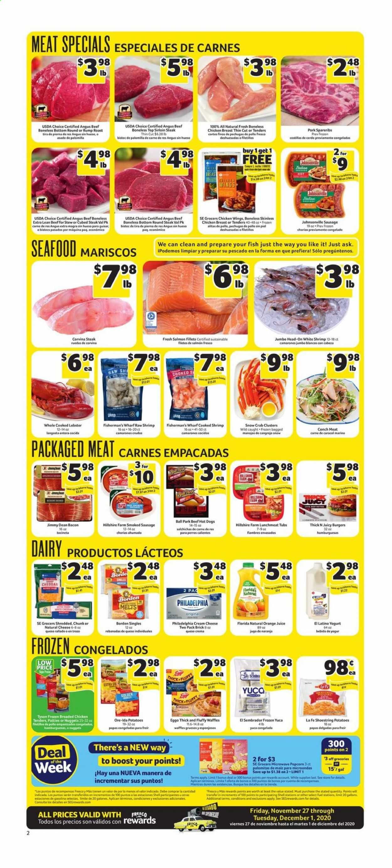 Fresco y Más Weekly Ad Flyer November 27 to December 1