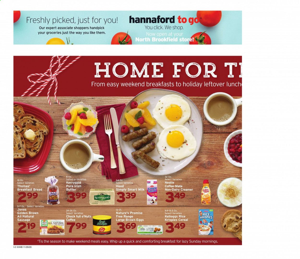 Hannaford (MA) Weekly Ad Flyer November 29 to December 5