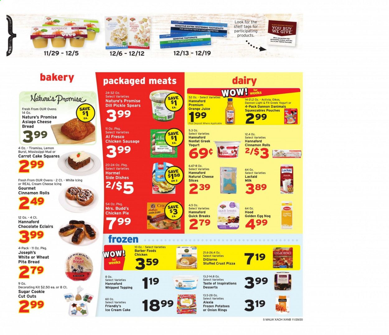 Hannaford (MA) Weekly Ad Flyer November 29 to December 5