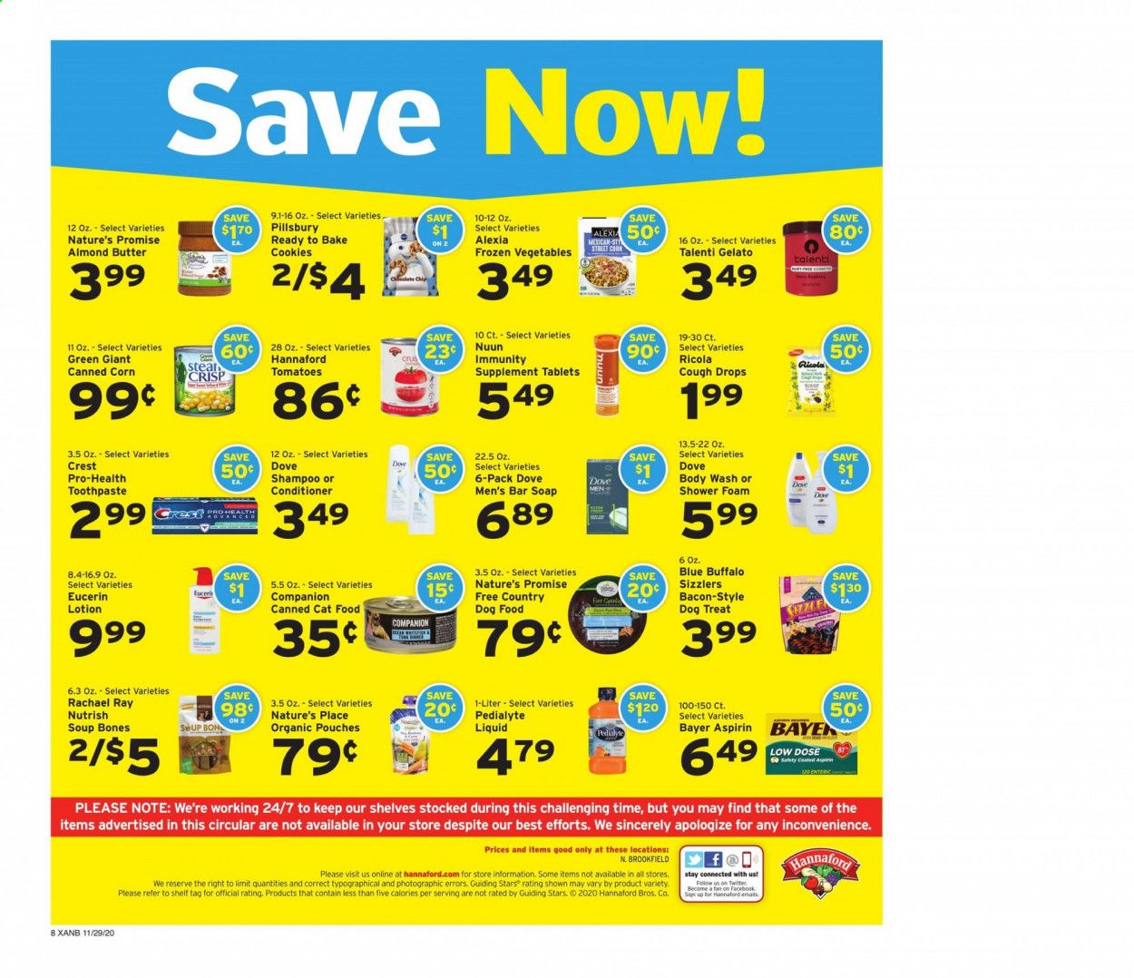 Hannaford (MA) Weekly Ad Flyer November 29 to December 5