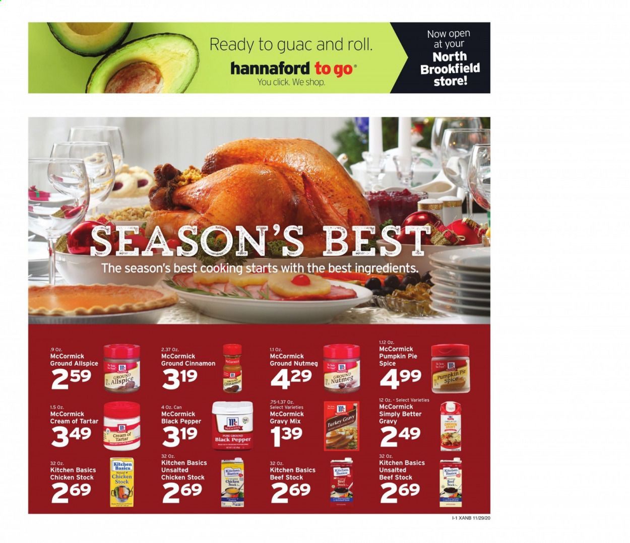 Hannaford (MA) Weekly Ad Flyer November 29 to December 5
