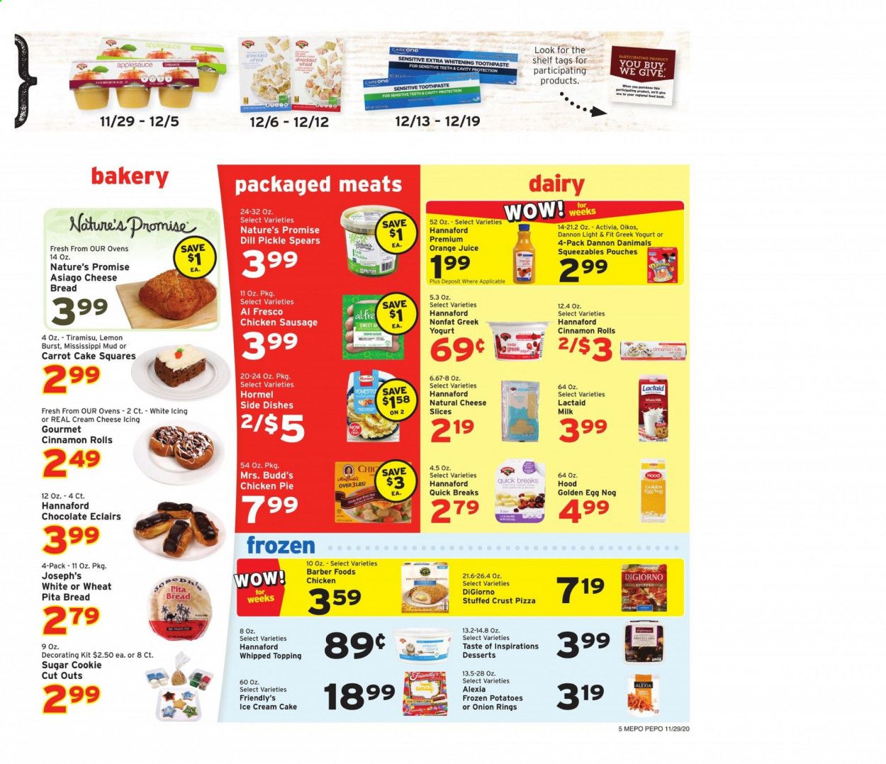 Hannaford (ME) Weekly Ad Flyer November 29 to December 5