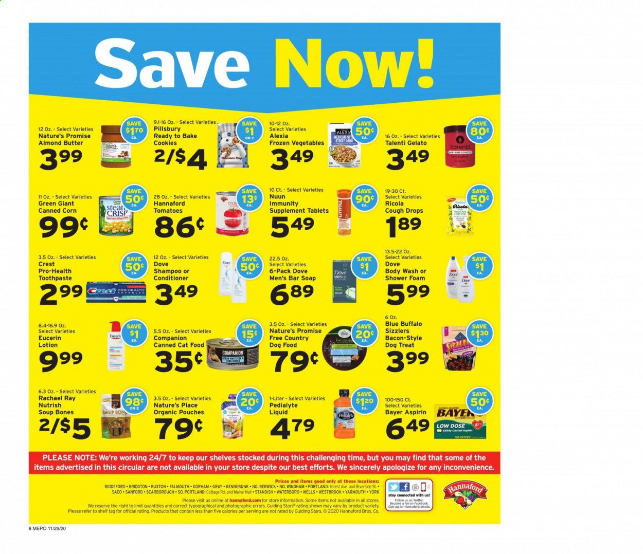 Hannaford (ME) Weekly Ad Flyer November 29 to December 5