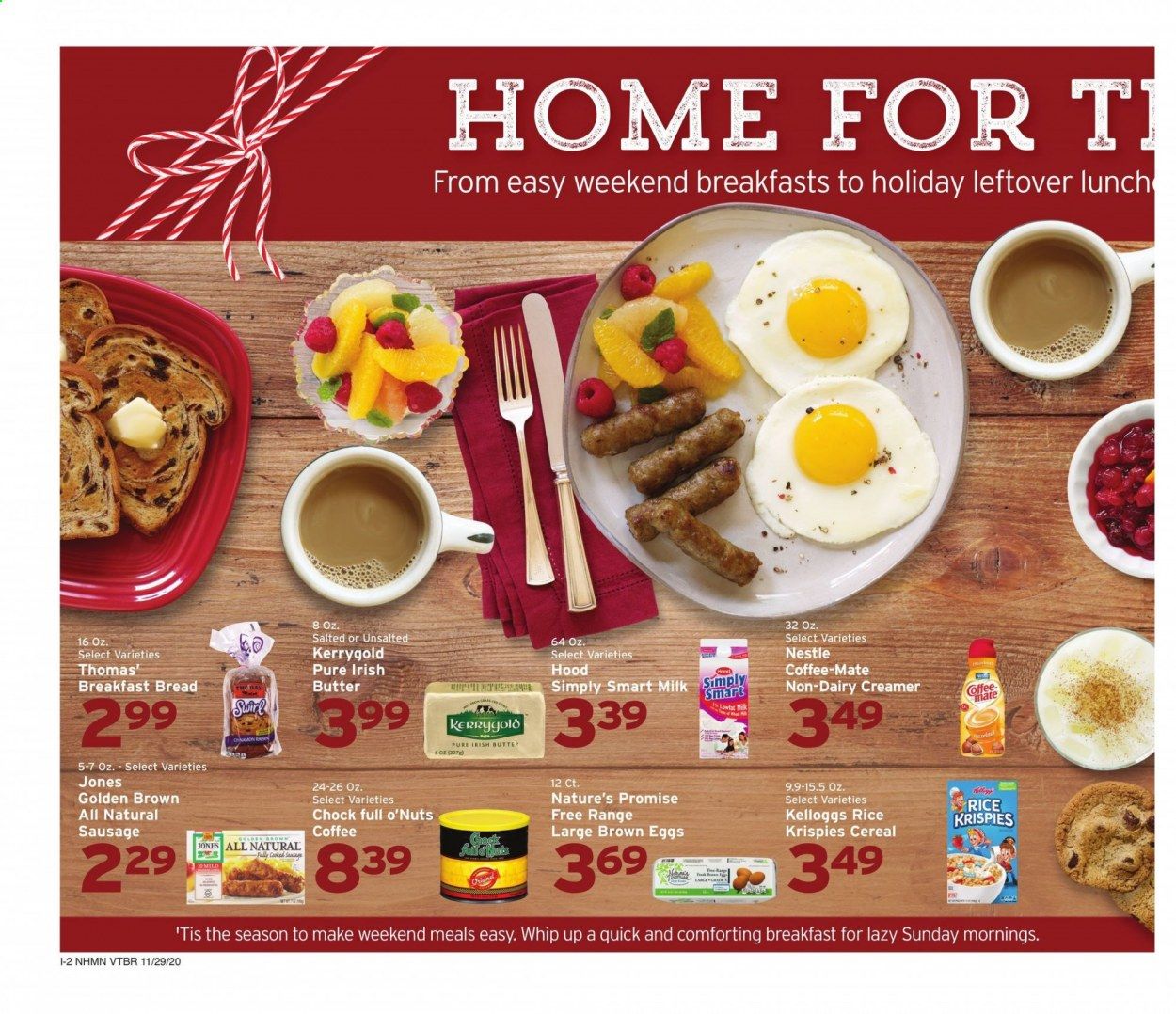 Hannaford (NH) Weekly Ad Flyer November 29 to December 5