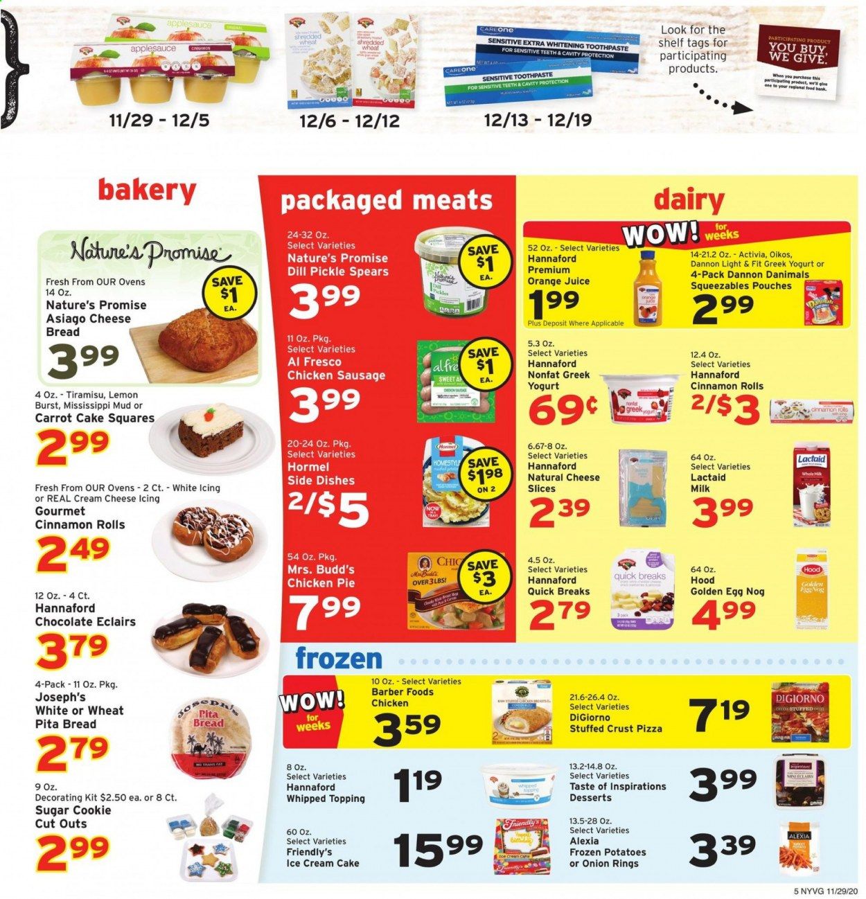 Hannaford (NY) Weekly Ad Flyer November 29 to December 5