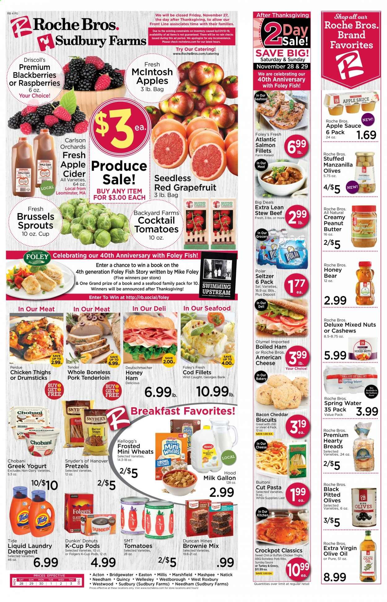 Roche Bros. (MA) Weekly Ad Flyer November 28 to December 3