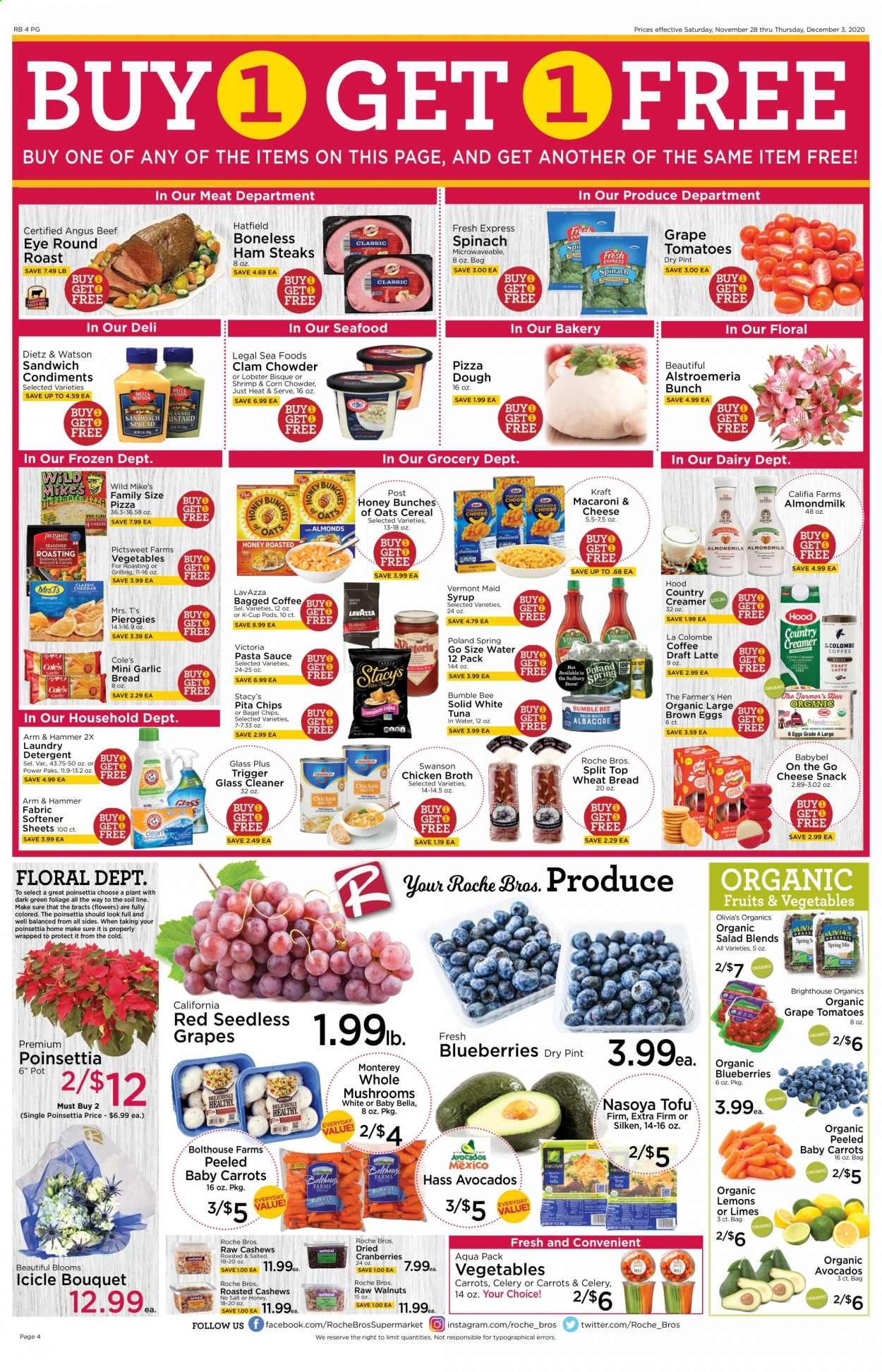 Roche Bros. (MA) Weekly Ad Flyer November 28 to December 3